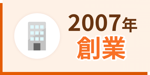 2007年創業